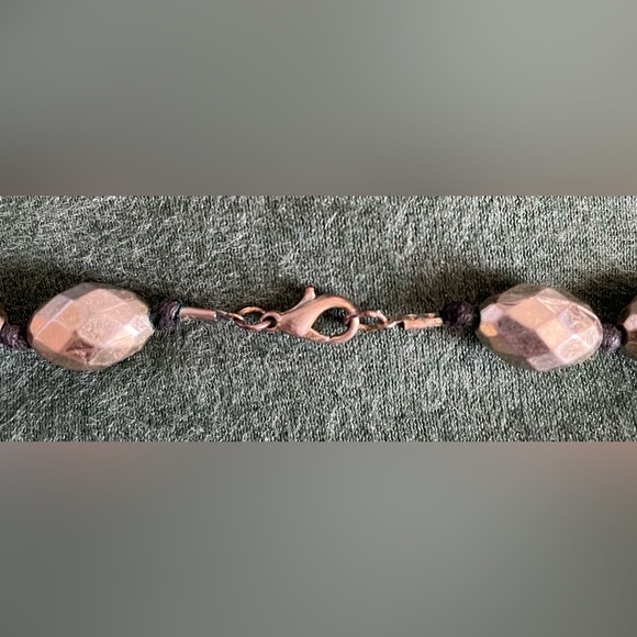 Banana Republic Gold Bead Statement Necklace - Picture 3 of 4